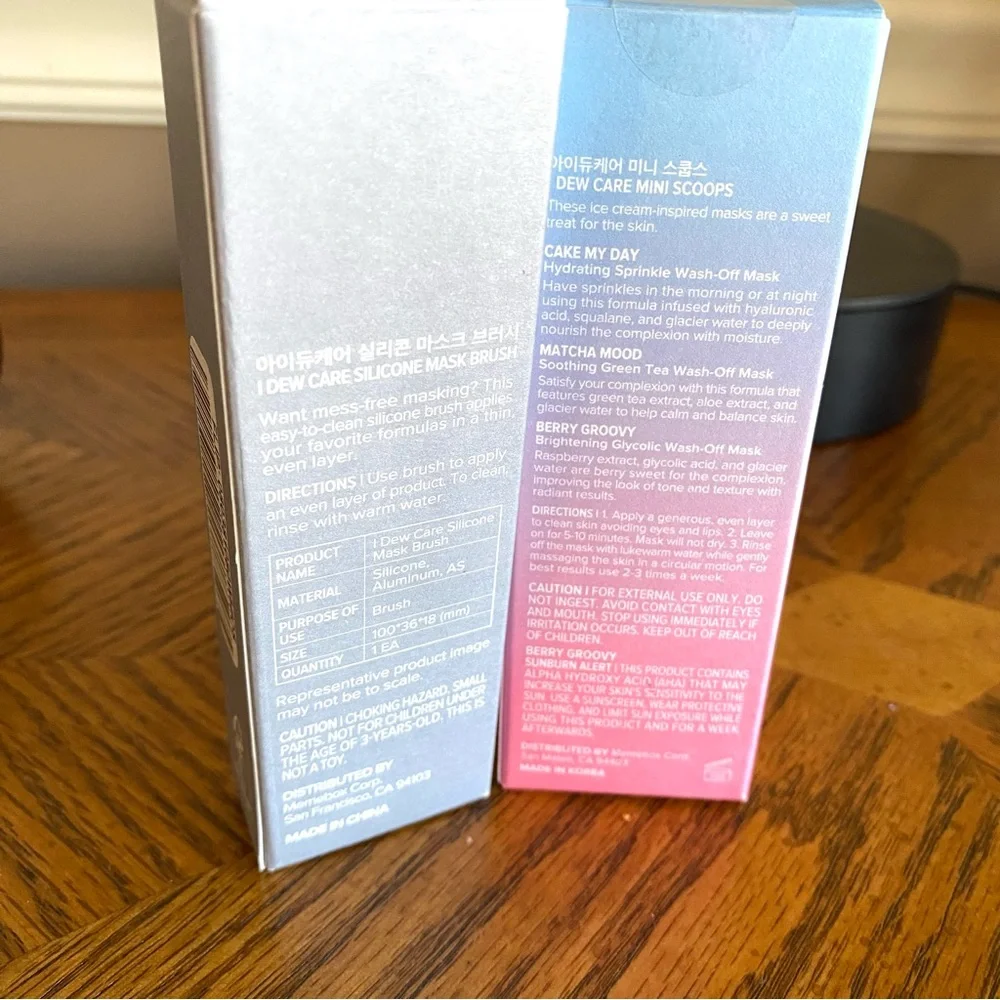 I Do Care 3 pc Mini Scoops Skincare Set -and the silicone applicator brush NIP - Picture 4 of 14